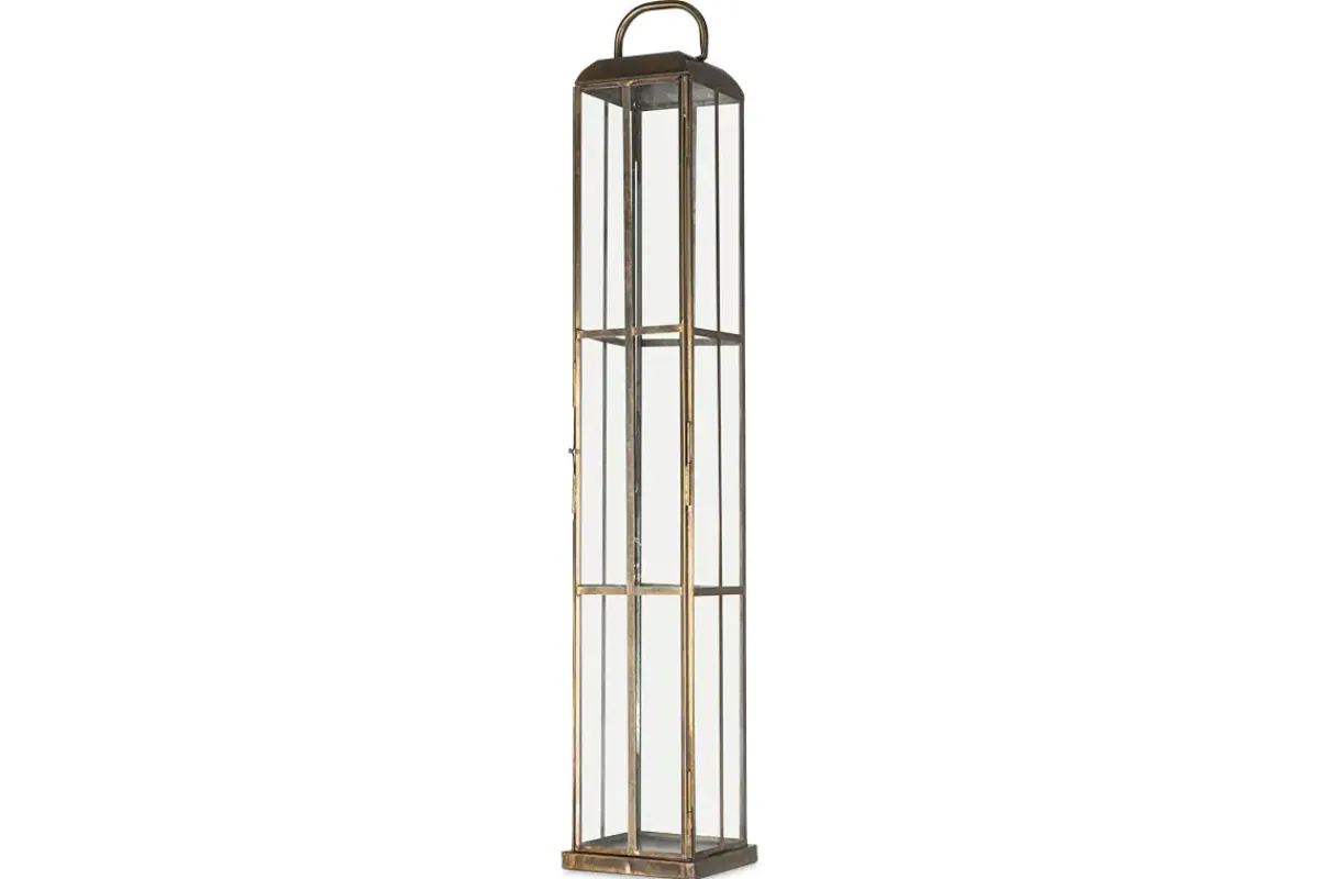 Decorative Home Accessories|Lanterns^Nkuku Vemula Lantern - Antique Brass