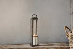 Decorative Home Accessories|Lanterns^Nkuku Vemula Lantern - Antique Brass