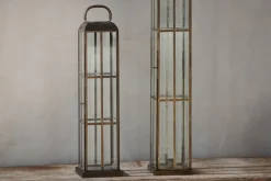 Decorative Home Accessories|Lanterns^Nkuku Vemula Lantern - Antique Brass
