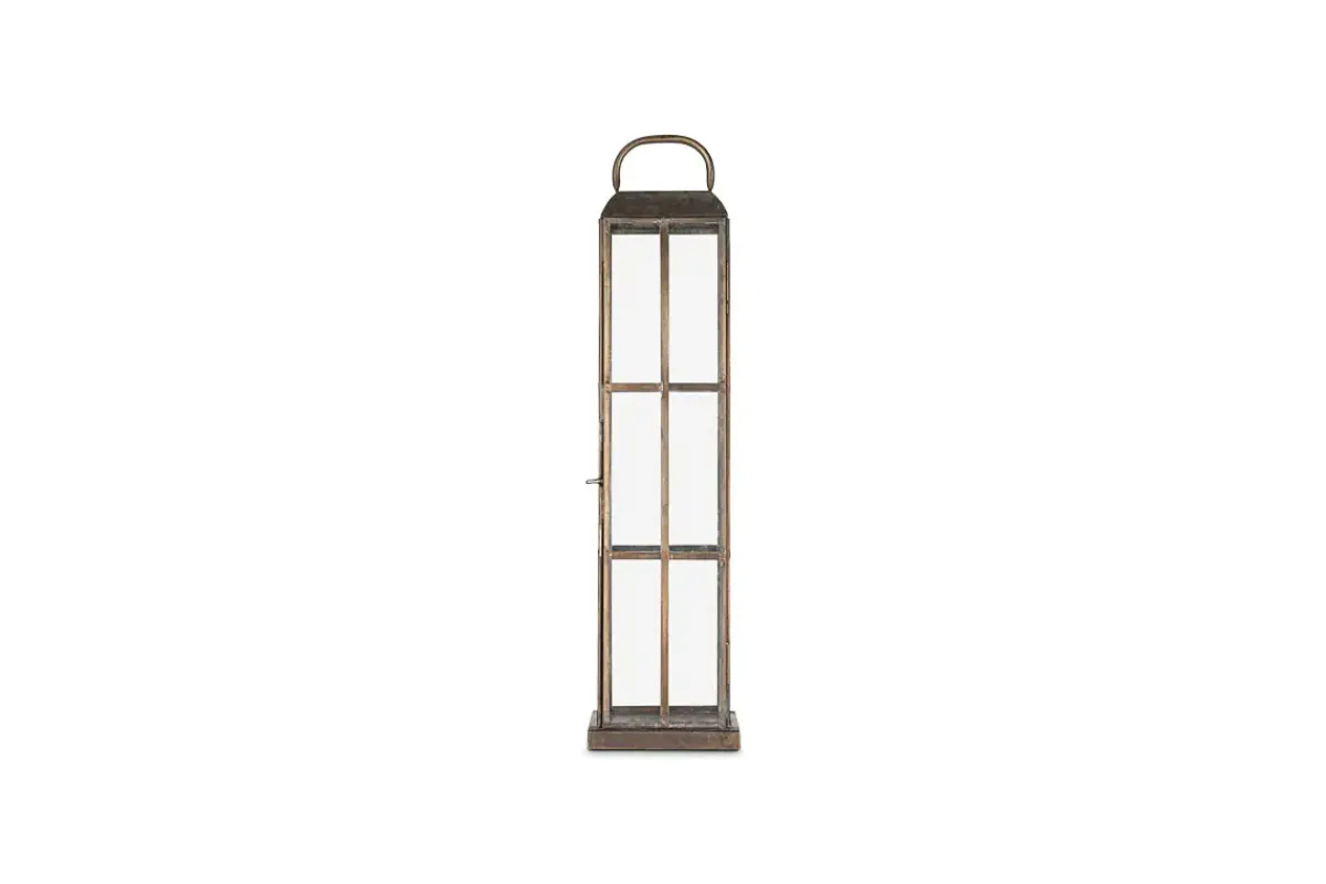 Decorative Home Accessories|Lanterns^Nkuku Vemula Lantern - Antique Brass