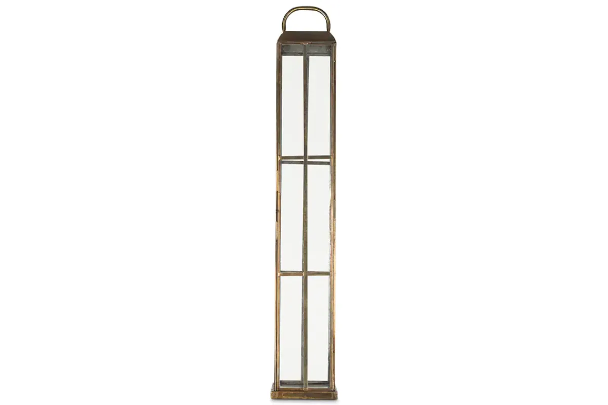 Decorative Home Accessories|Lanterns^Nkuku Vemula Lantern - Antique Brass
