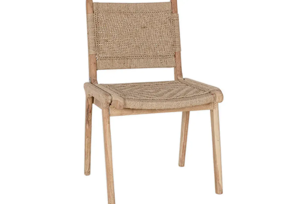 Kitchen & Dining|Dining Chairs & Benches^Nkuku Vinay Woven Armless Dining Chair - Natural