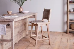 Kitchen & Dining|Bar Stools & Bar Chairs^Nkuku Vinay Woven Counter Chair - Natural