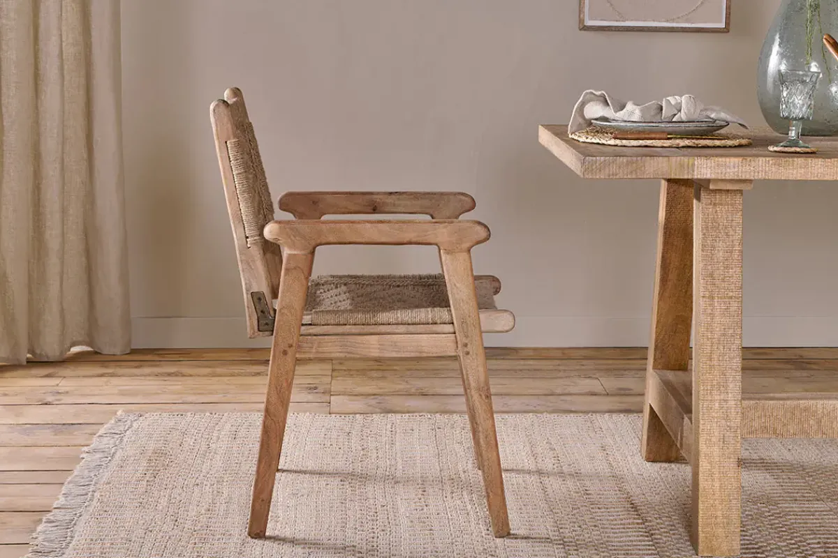 Kitchen & Dining|Dining Chairs & Benches^Nkuku Vinay Woven Dining Chair - Natural