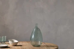 Vases|Decorative Pots & Vases^Nkuku Virya Recycled Glass Vase - Pale Blue