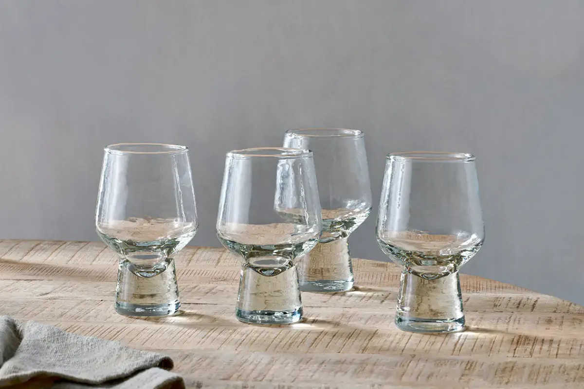 Entertaining Glasses^Nkuku Visla Glass - Light Smoke (Set of 4)