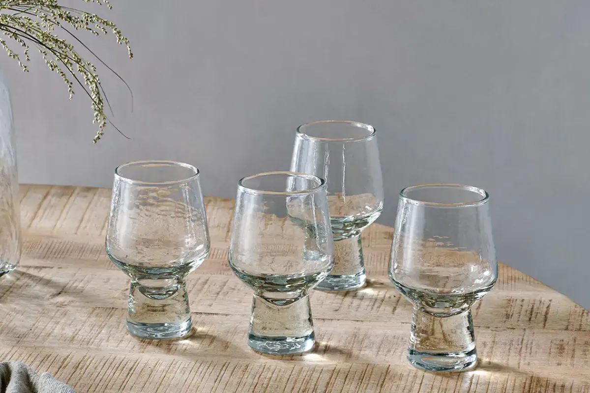 Entertaining Glasses^Nkuku Visla Glass - Light Smoke (Set of 4)