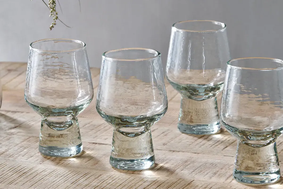 Entertaining Glasses^Nkuku Visla Glass - Light Smoke (Set of 4)