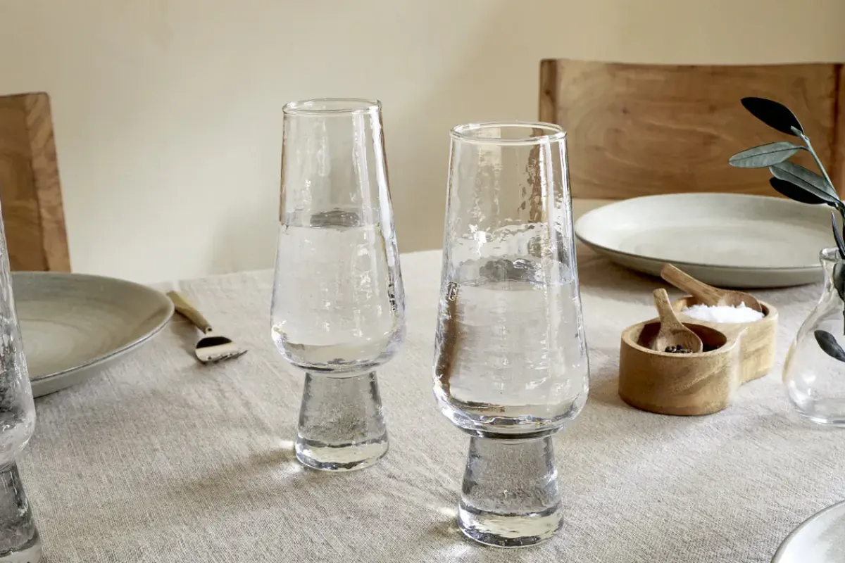 Entertaining Glasses|Wine & Champagne Glasses^Nkuku Visla Tall Glass - Clear (Set of 4)