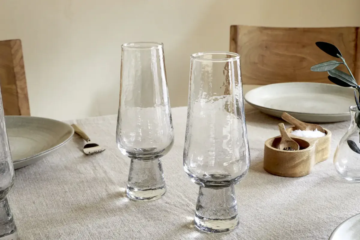 Entertaining Glasses|Wine & Champagne Glasses^Nkuku Visla Tall Glass - Clear (Set of 4)