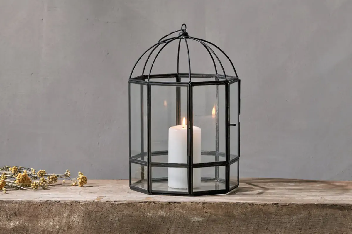 Decorative Home Accessories|Lanterns^Nkuku Visranti Lantern - Black