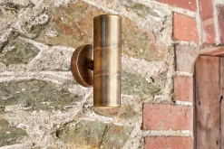 Outdoor Lights^Nkuku Vitla Outdoor Wall Lamp - Antique Brass