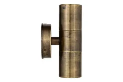 Outdoor Lights^Nkuku Vitla Outdoor Wall Lamp - Antique Brass