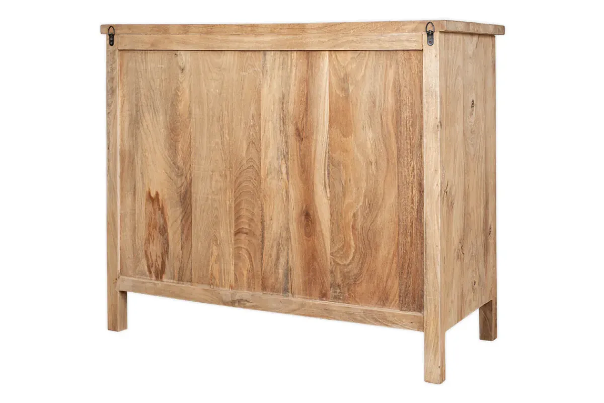 Bedroom^Nkuku Vivan Grooved Chest of Drawers - Natural