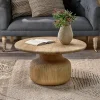 Living|Coffee Tables^Nkuku Vivan Grooved Wood Coffee Table