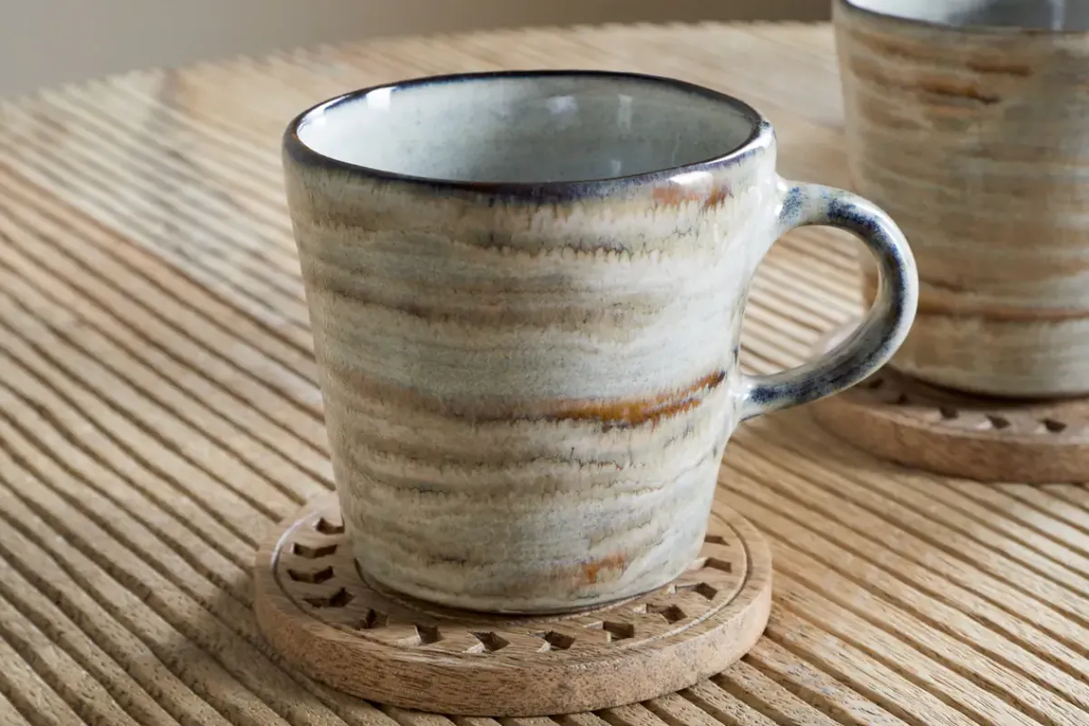 Mugs^Nkuku Vizo Mugs - Grey (Set of 2)