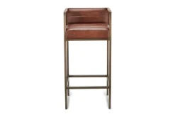 Kitchen & Dining|Bar Stools & Bar Chairs^Nkuku Wamma Leather Bar Chair