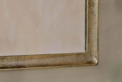Wall Mirrors^Nkuku Yadur Rectangular Mirror - Antique Brass - Large