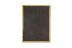 Wall Mirrors^Nkuku Yadur Rectangular Mirror - Antique Brass - Large