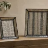 Decorative Home Accessories|Photo Frames^Nkuku Yash Antique Glass & Iron Photoframe - Antique Black