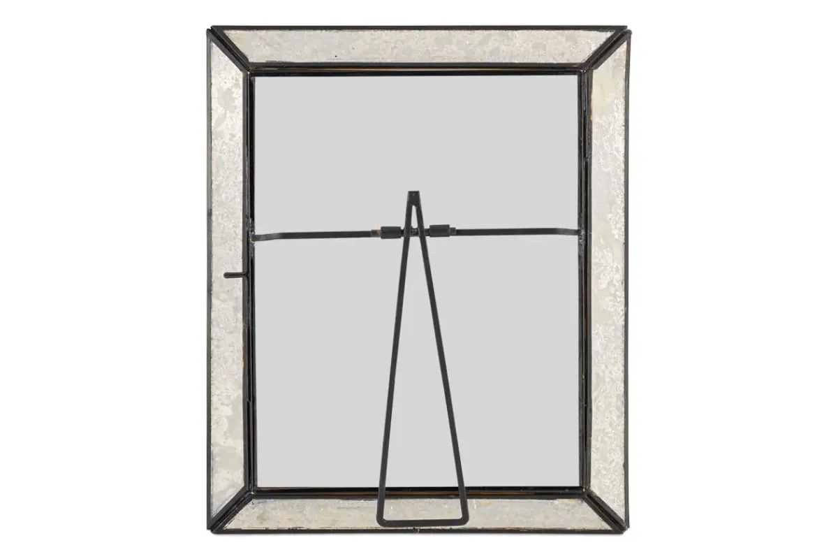 Decorative Home Accessories|Photo Frames^Nkuku Yash Antique Glass & Iron Photoframe - Antique Black