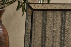 Decorative Home Accessories|Photo Frames^Nkuku Yash Antique Glass & Iron Photoframe - Antique Black