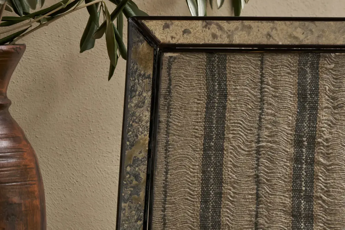 Decorative Home Accessories|Photo Frames^Nkuku Yash Antique Glass & Iron Photoframe - Antique Black