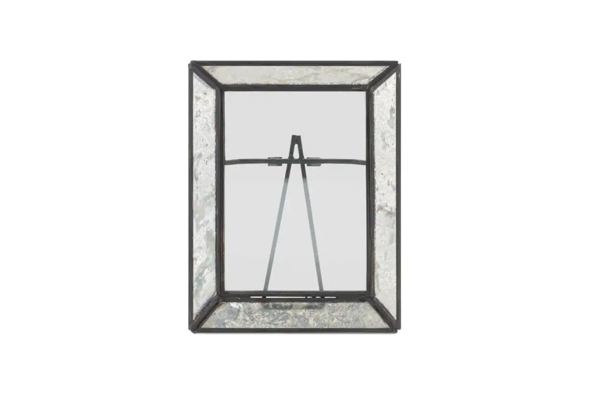 Decorative Home Accessories|Photo Frames^Nkuku Yash Antique Glass & Iron Photoframe - Antique Black