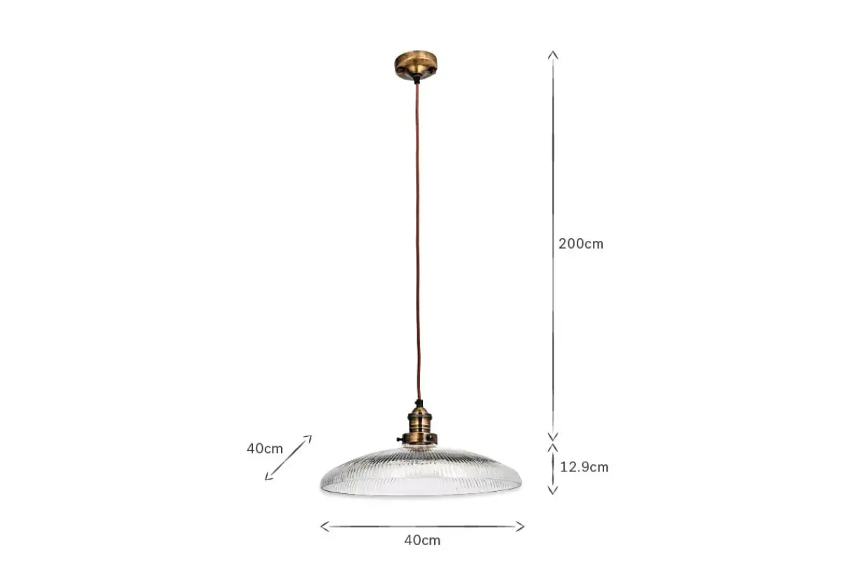 Pendant Lighting^Nkuku Zowie Recycled Glass Pendant - Large